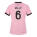 Maillot de foot Juventus Lloyd Kelly #6 Extérieur vêtements Femmes 2026-27 Manches Courtes